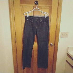 J. Crew Bootcut Jeans, dark wash denim, size 30S